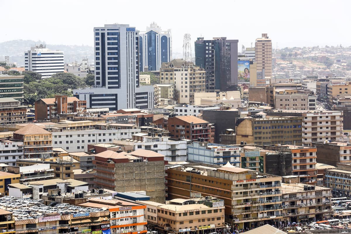 Kampala kaupunkinäkymä