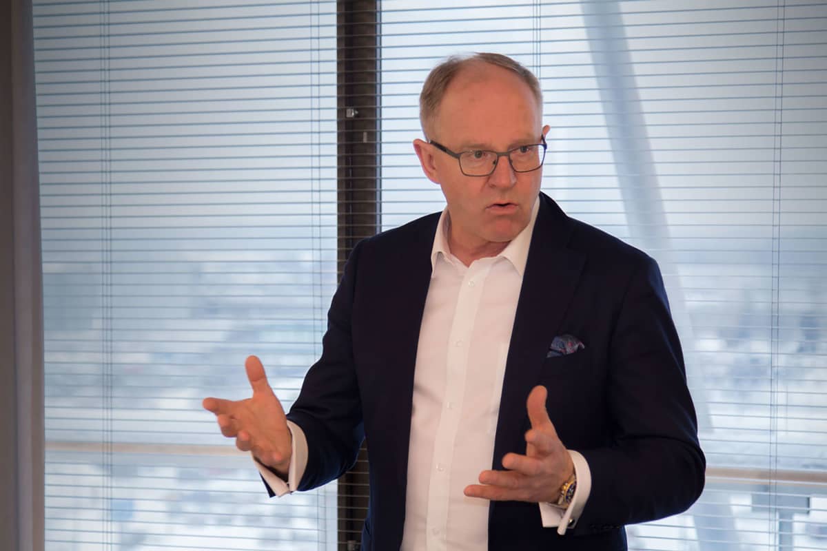 Finnairin toimitusjohtaja Pekka Vauramo.