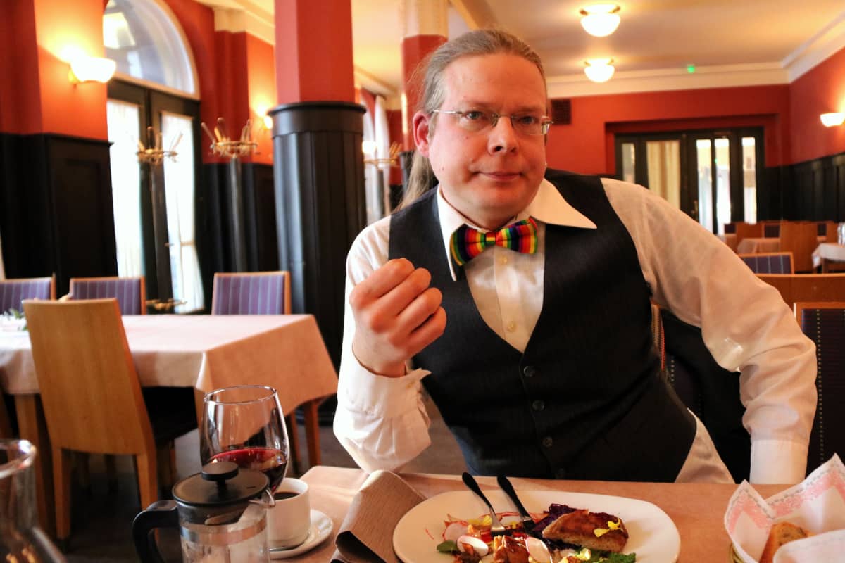 Pohjois-Karjalan Setan puheenjohtaja Jussi Hermaja