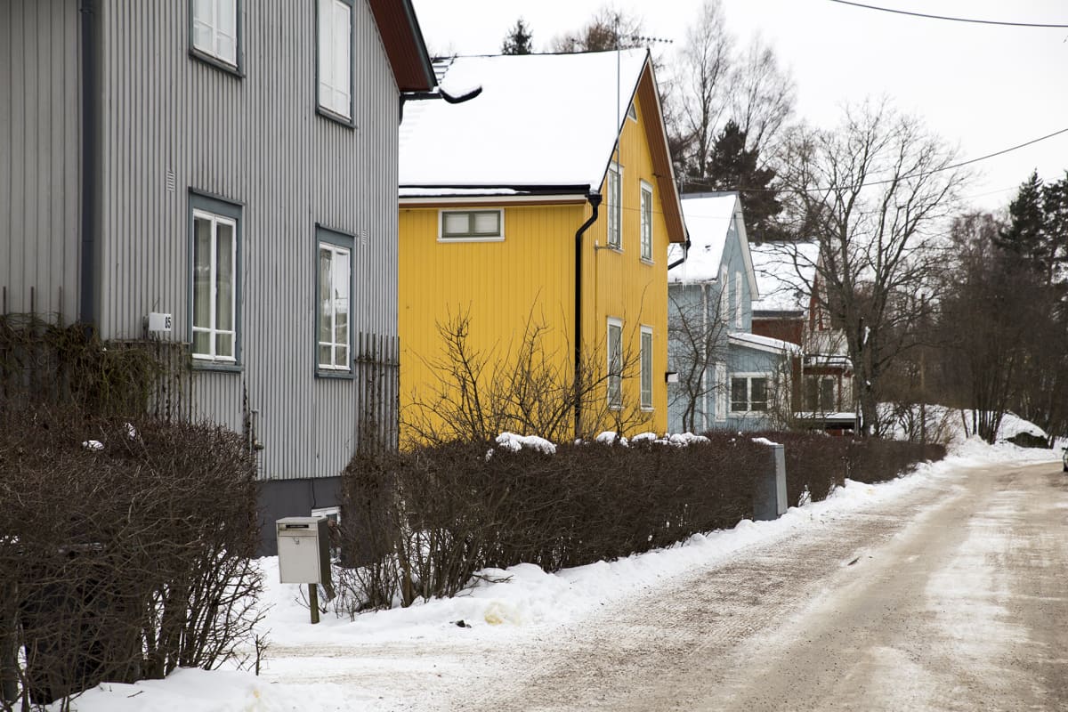 Taloja Helsingin Kumpulassa.