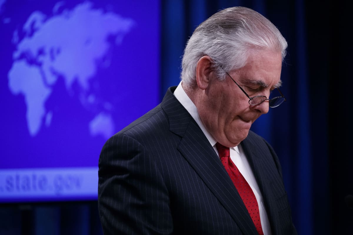 Yhdysvaltain ulkoministeri Rex Tillerson