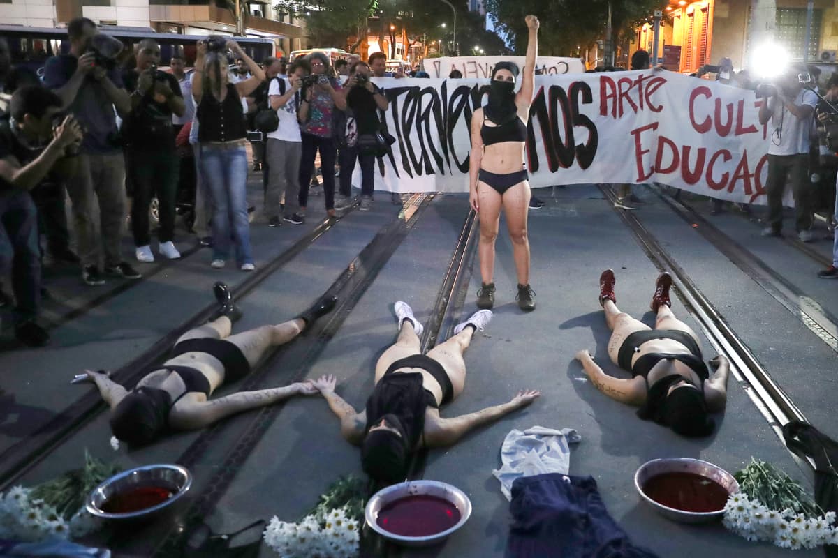 Protestoijia Rio de Janeirossa