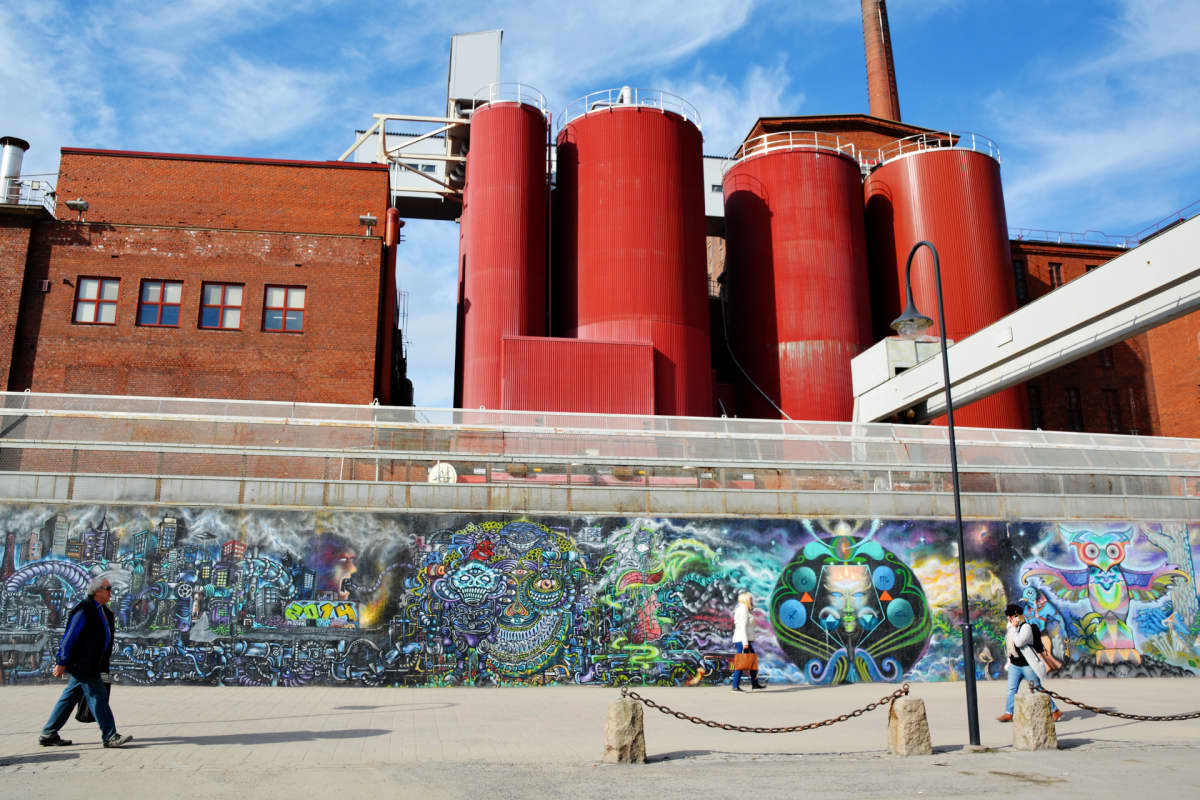 Takon muurin seinämaalaus Tampereella
