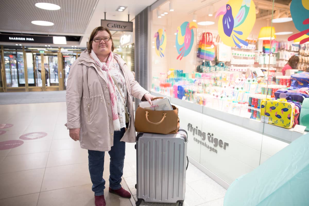 Marjatta Mattson kauppakeskuksessa