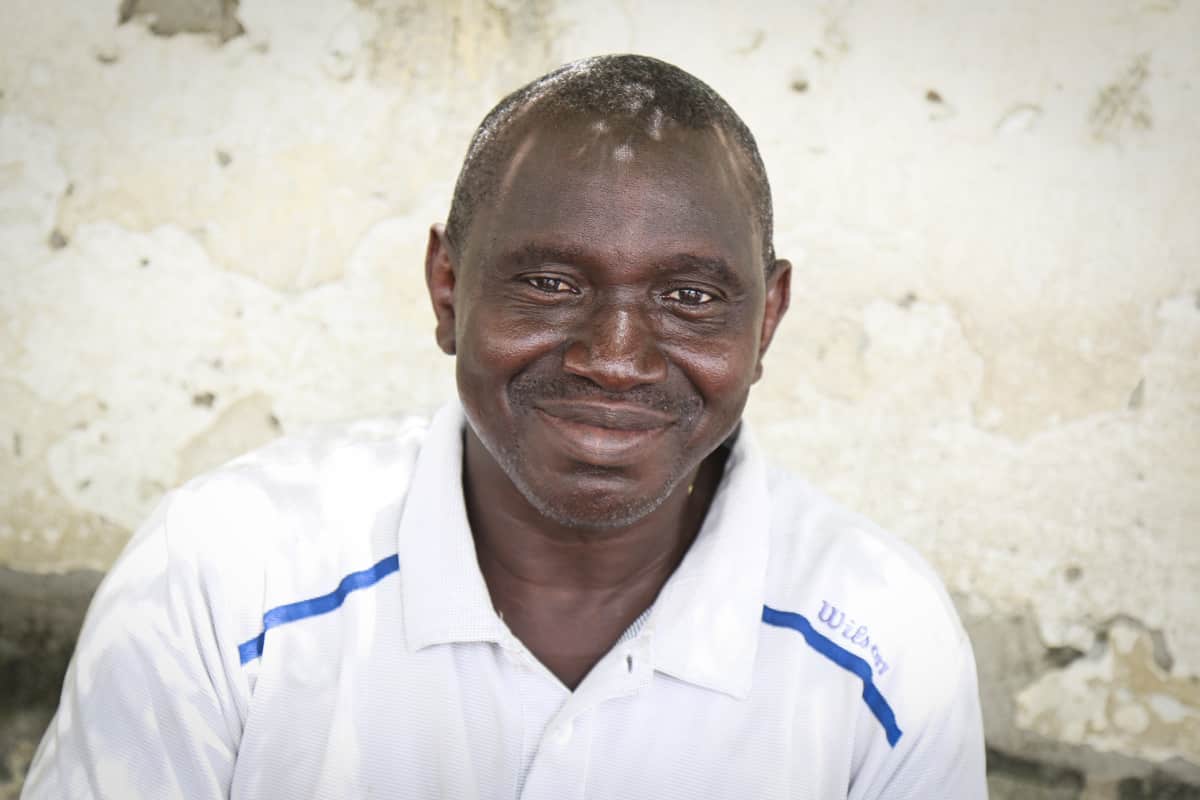 Entinen maanviljelijä Mamadou Yeo Yamoussoukrossa.