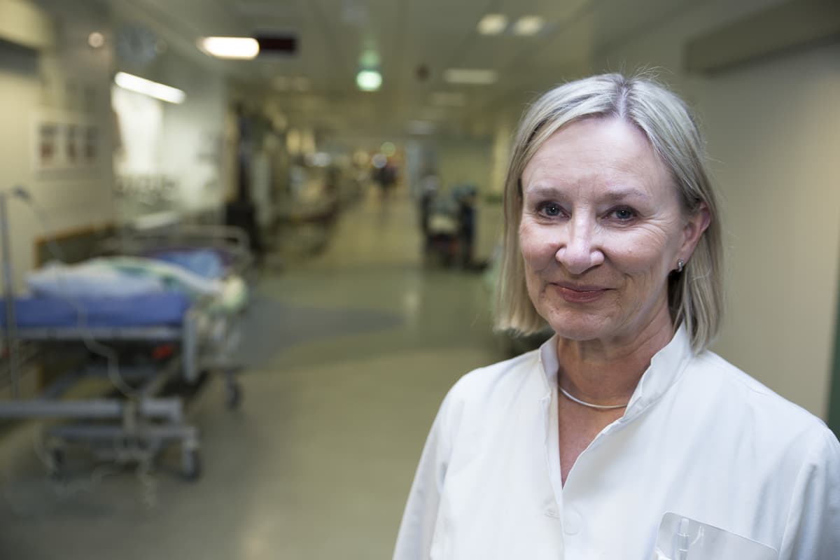 Sinikka Münte, linjajohtaja, anestesia/teho-osasto.