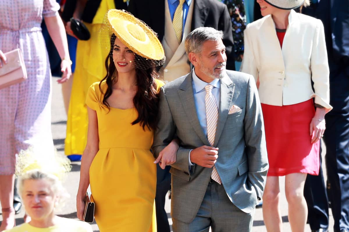 George ja Amal Clooney.