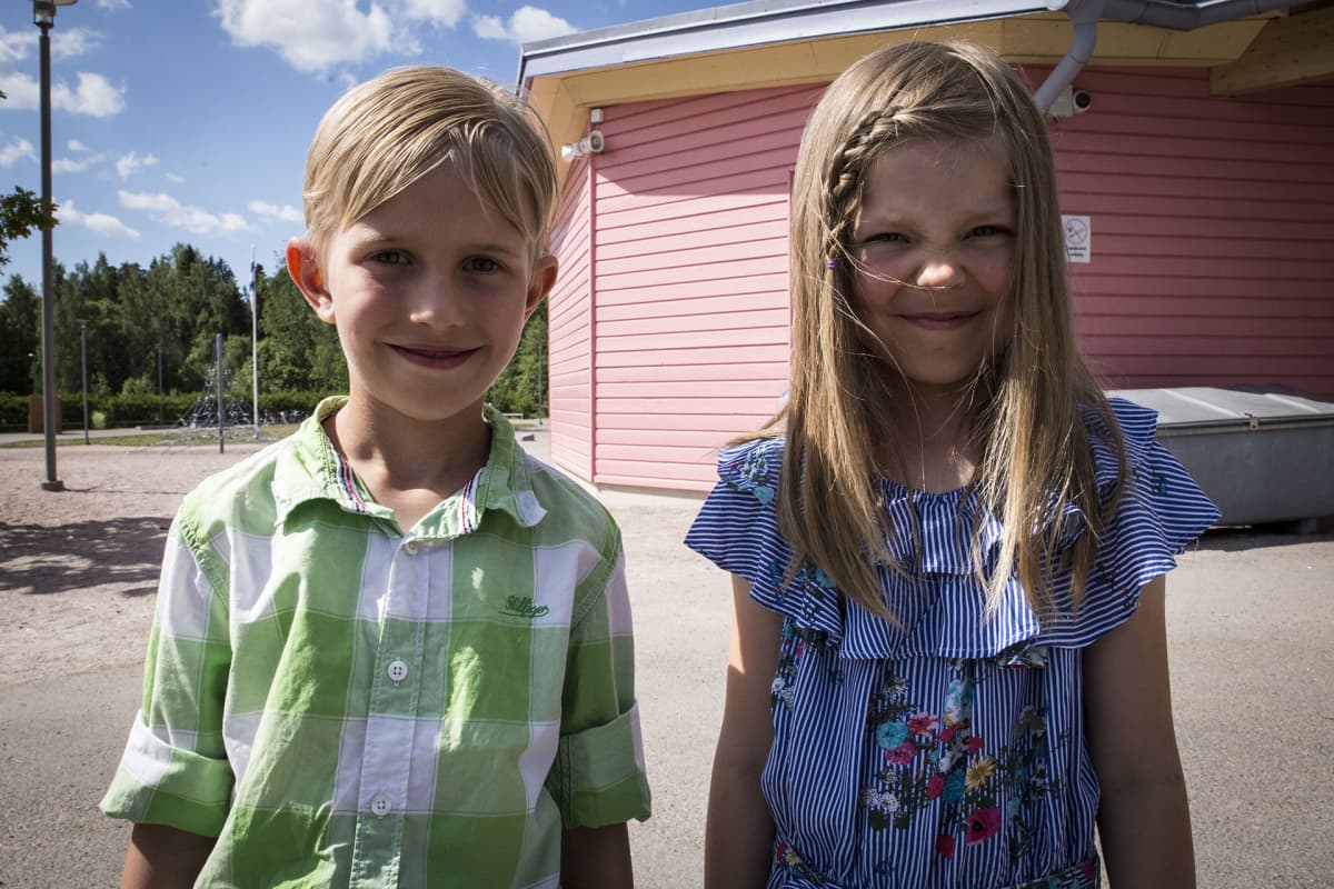 Emil Tuominen, Liliamaria Eklund, Espoon Steiner-koulu