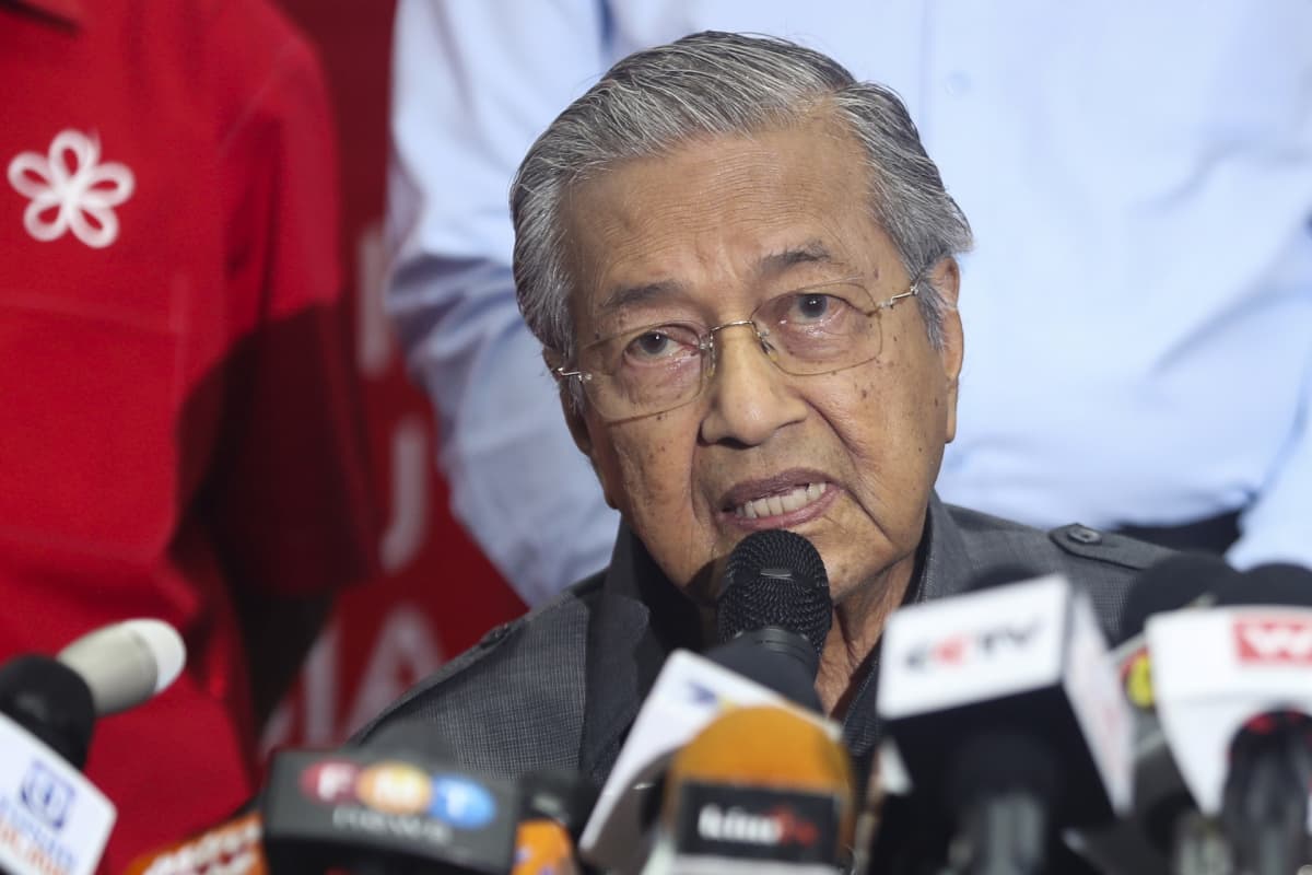Malesian pääministeri Mahathir Mohamad