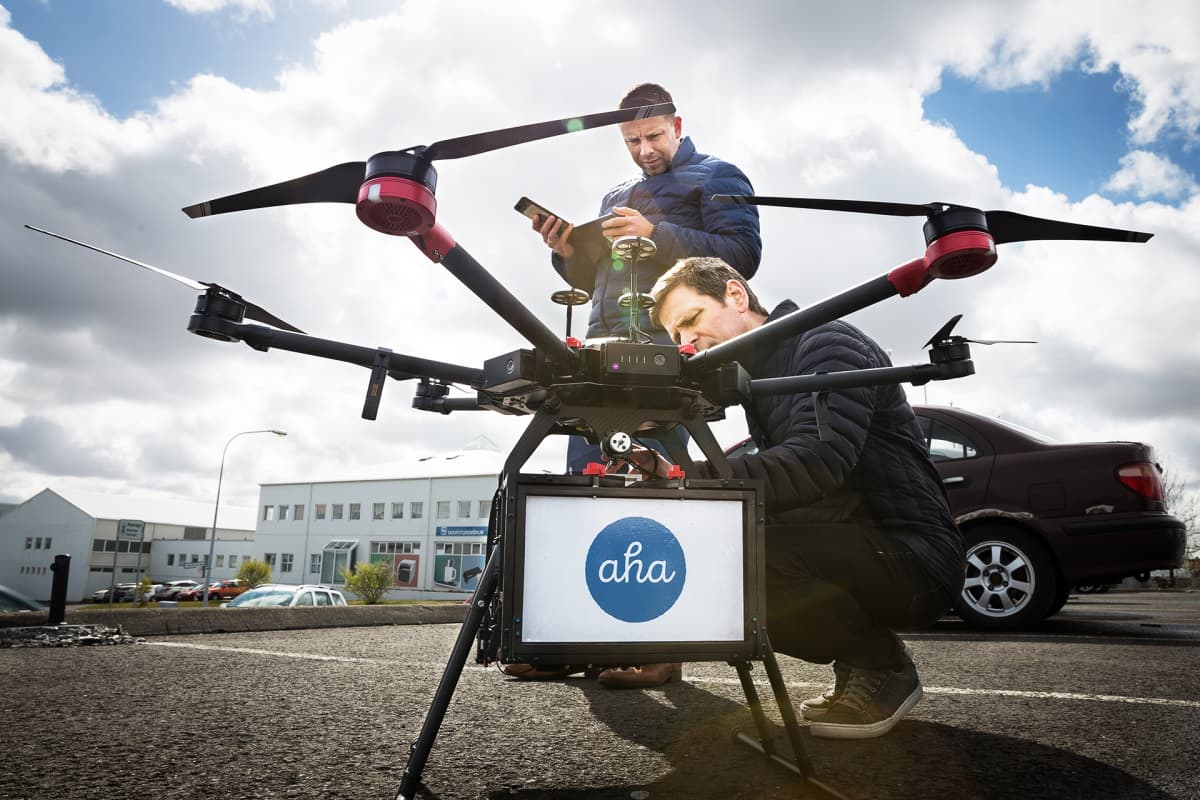 Drone maassa