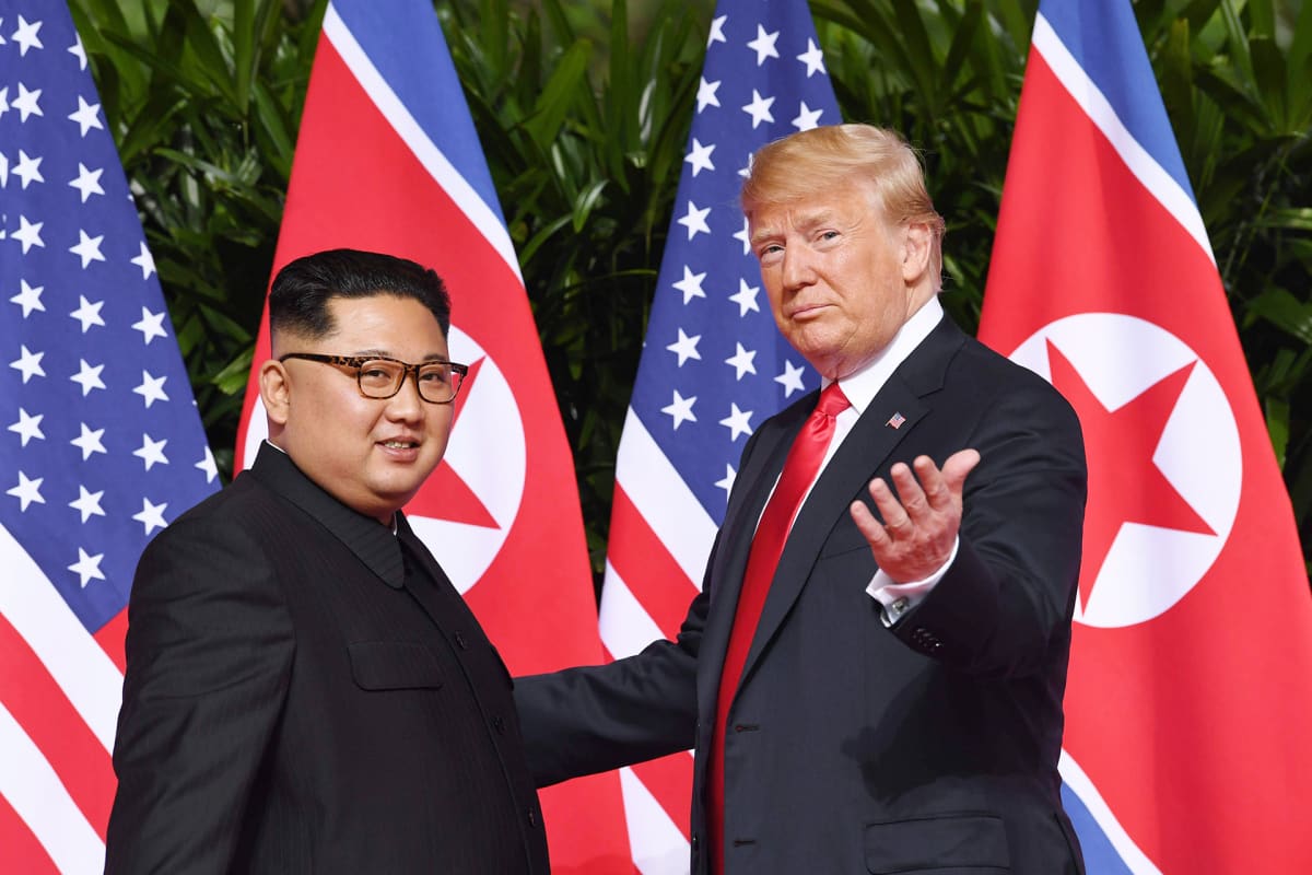 Kim Jong-un ja Donald Trump tapaavat Singaporessa.