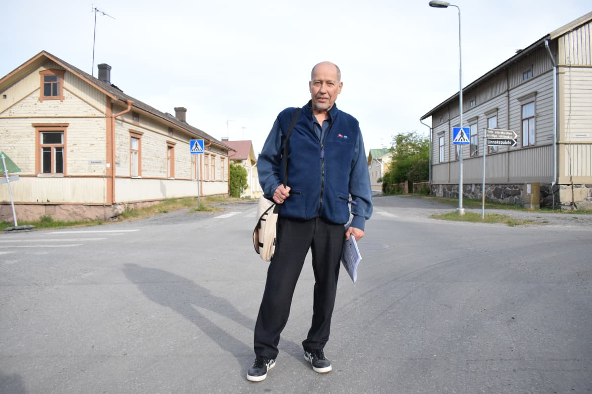 Jyrki Kangas Reposaaressa.