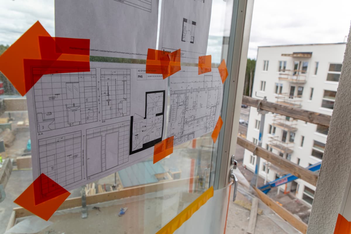 Vantaan Kivistöön valmistuvia asuntoja