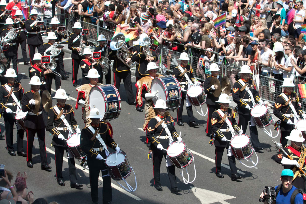 Royal Marines soittokunta.