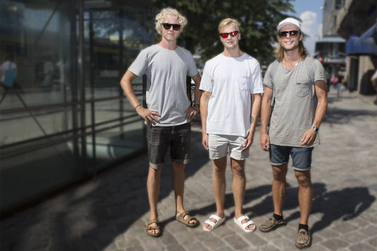 Elias Koskinen, Svante Gullichsen ja Anssi Tiusanen.