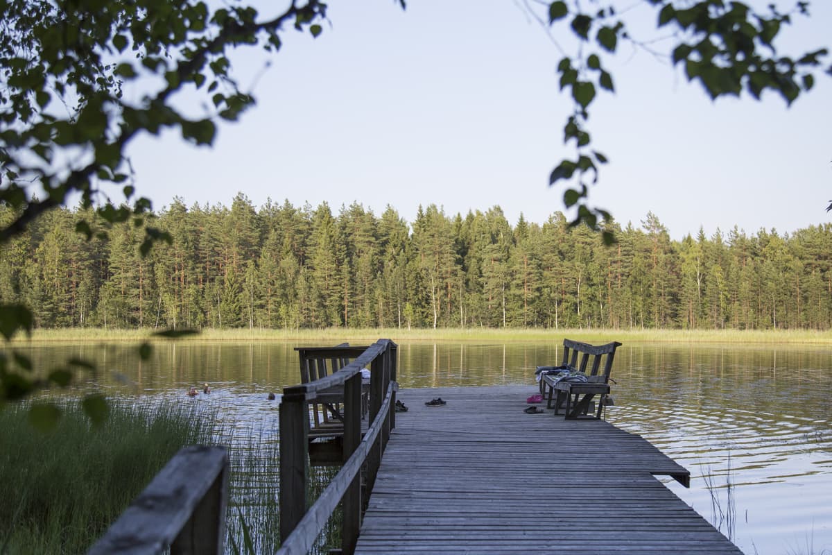 Laituri järvellä