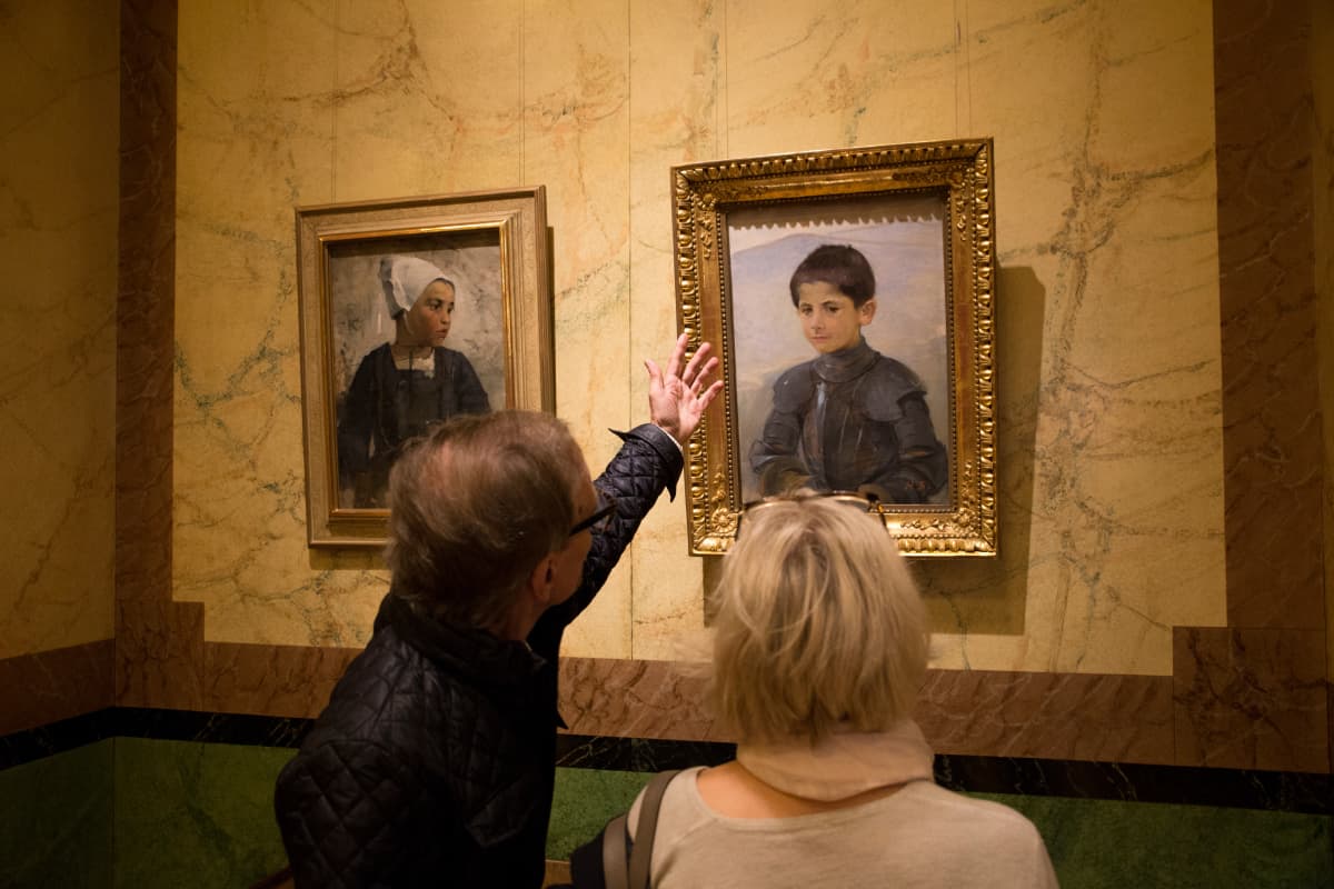 Helene Schjerfbeckin maalauksia.