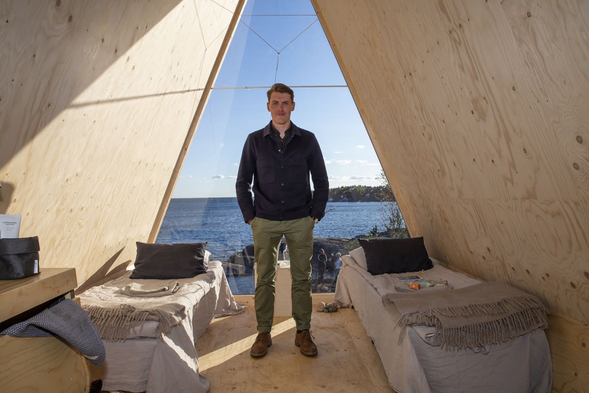 Robin Falck, muotoilija, Nolla-mökin suunnittelija