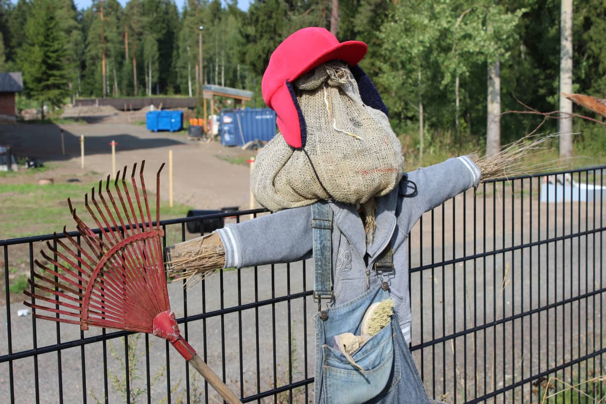 Upseerin päiväkodin puutarha Kouvolassa