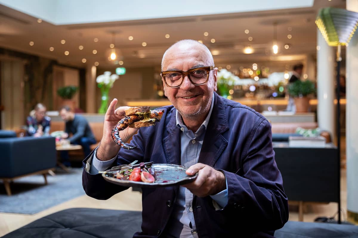 Ranskalais-italialainen ruokakriitikko Andrea Petrini.