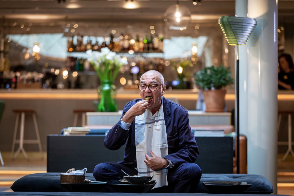 Ranskalais-italialainen ruokakriitikko Andrea Petrini.