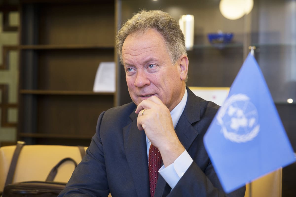 YK:n alaisen WFP:n pääjohtaja David Beasley