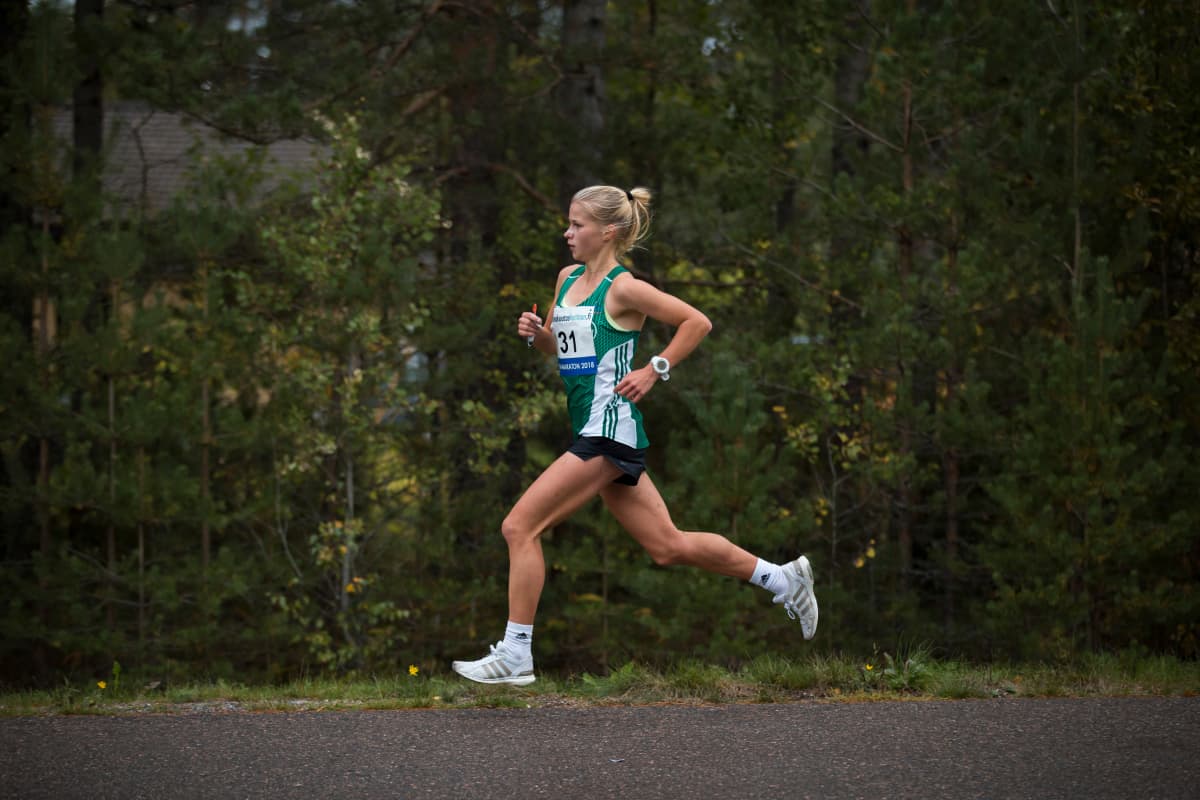 Alisa Vainio Kullervon SM-maratonilla