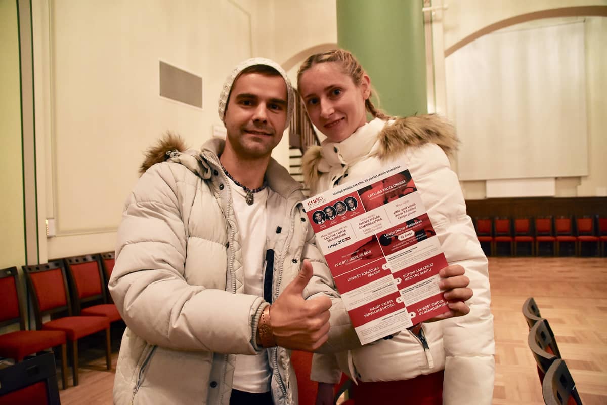Gints Dombergs ja Kristina Cimbala