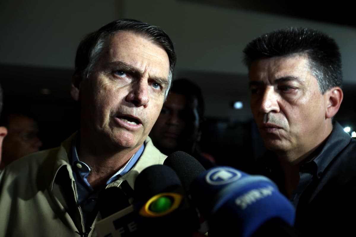 Äärioikeiston presidenttiehdokas Jair Bolsonaro