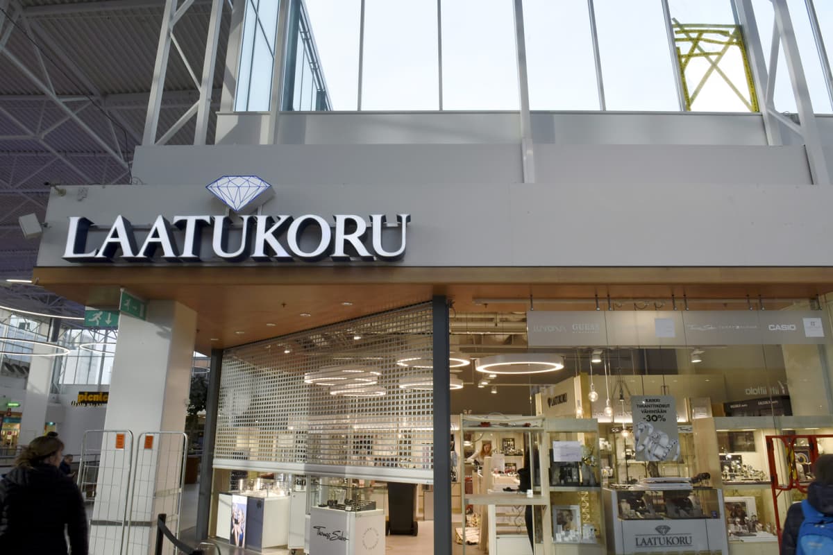 Laatukorun myymälä kauppakeskus Jumbossa Vantaalla 27. lokakuuta.