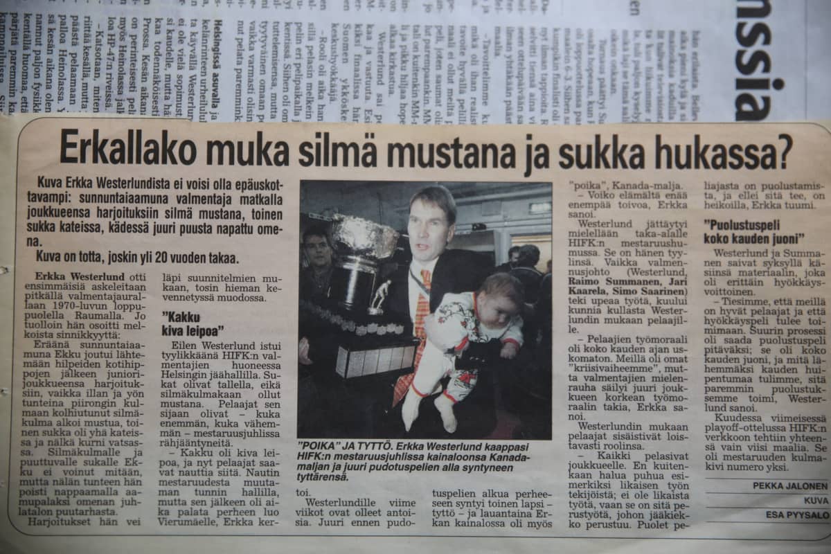 Daniela ja Erkka Westerlund lehtileike