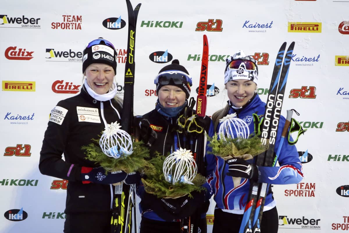 Anne Kyllönen (vas.), Heini Hokkanen ja Anita Korva.