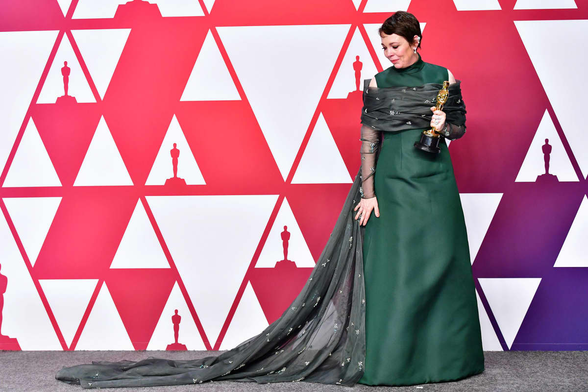 Olivia Colman sai parhaan naispääosan palkinnon.