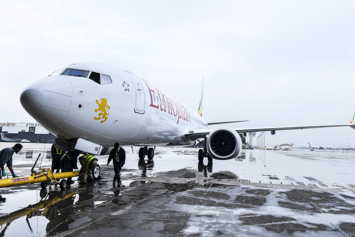 Onnettomuudessa tuhoutunut Boeing 737 MAX 8 -kone