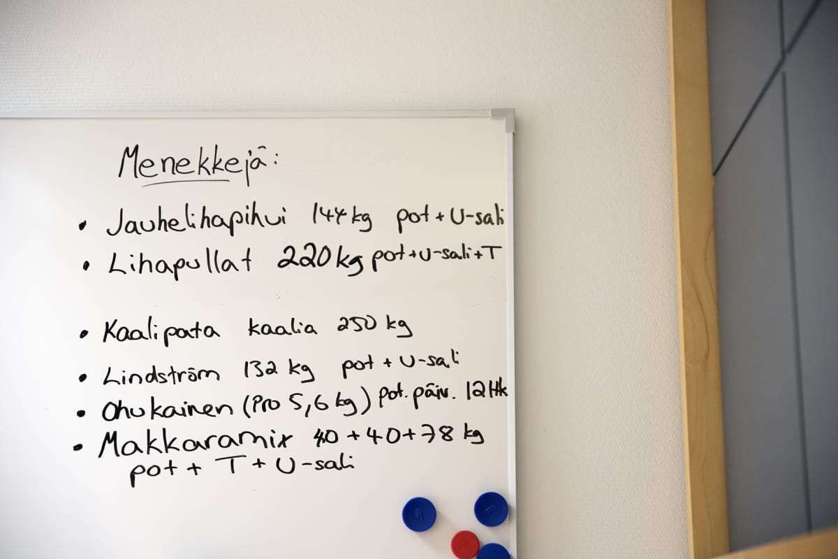 Menekkejä sairaalaruoista