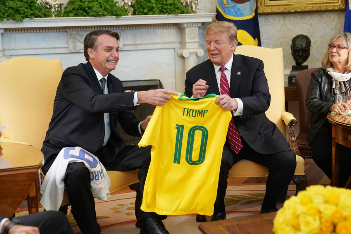 Donald Trump ja Jair Bolsonaro.