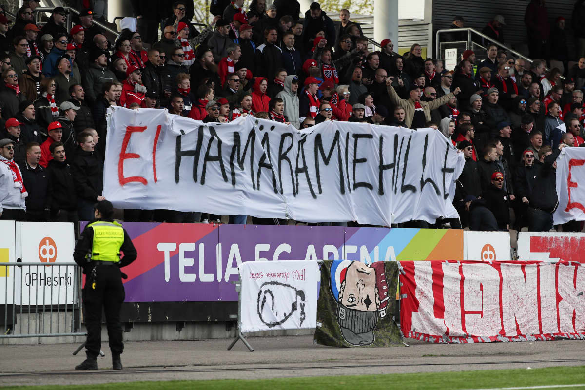 HIFK-fanien protestilakana
