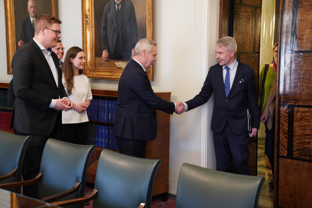Antti Rinne ja Pekka Haavisto.