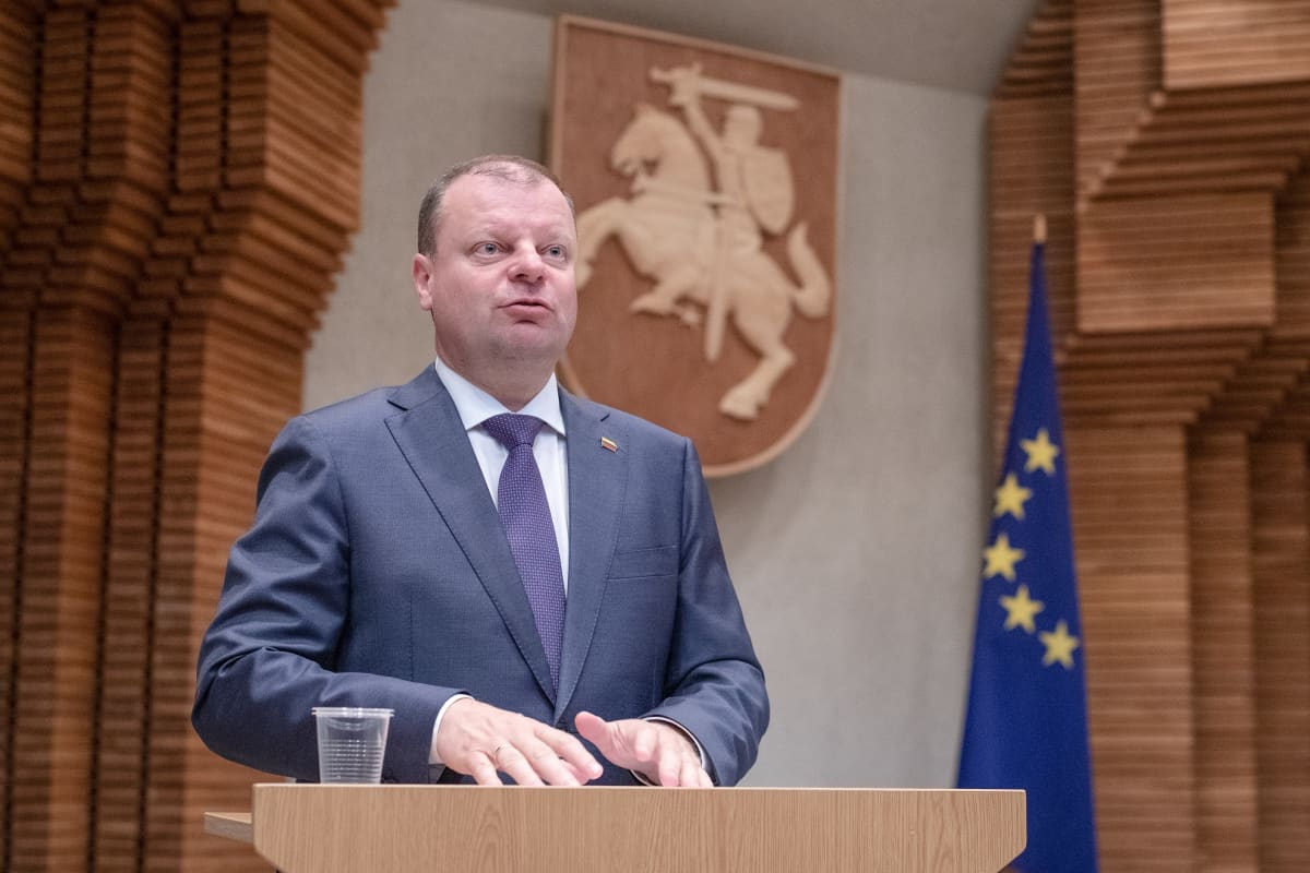 Yksi Liettuan presidentinvaalien kärkiehdokkaista on istuva pääministeri Saulius Skvernelis.