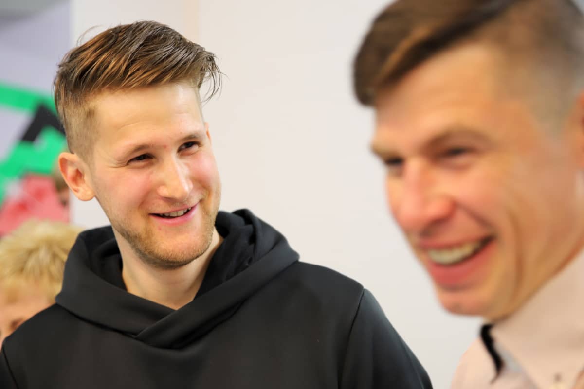 Jari Poikela ja Giedrius Ratkus.