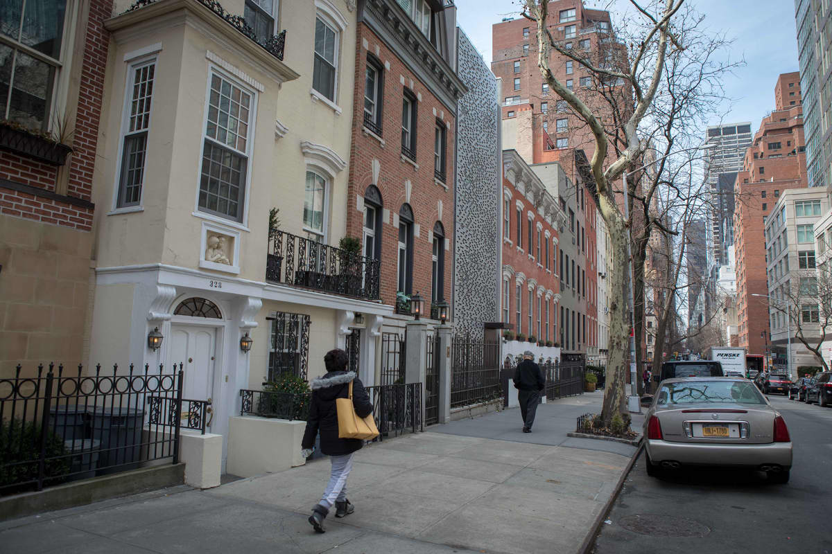 Katunäkymä New yorkissa.