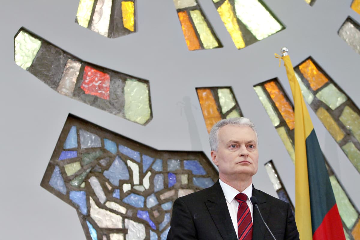 Liettuan presidentti Gitanas Nauseda.