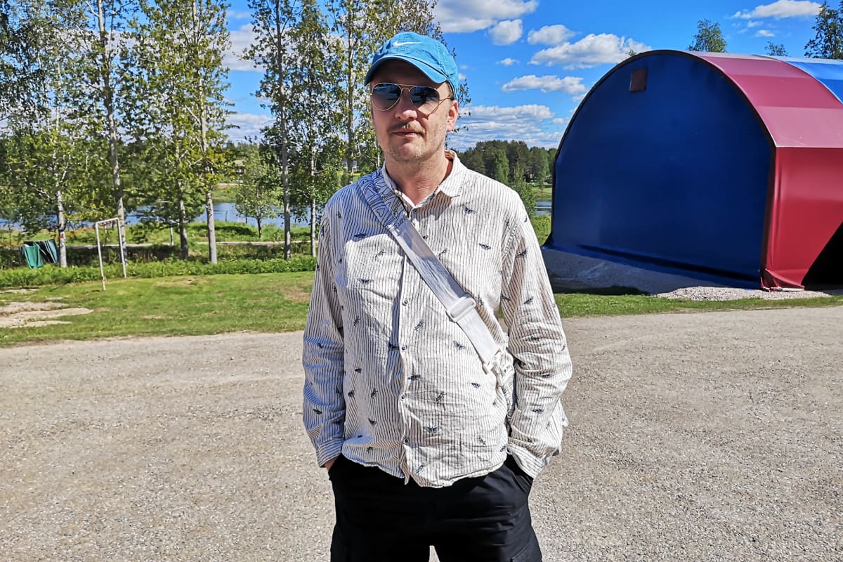 JP Valkeapää Sodankylän elokuvajuhlilla kesäkuussa 2019.