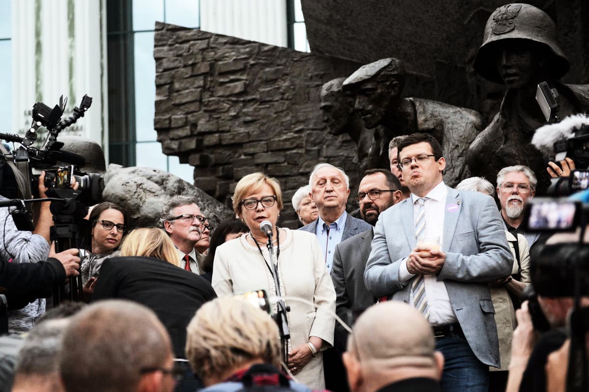 Puolan korkeimman oikeuden presidentti Malgozata Gersdorf.