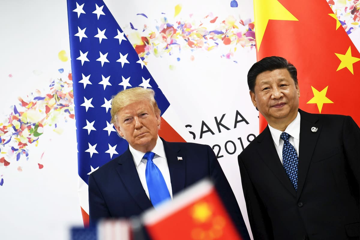 Donald Trump ja Xi Jinping.