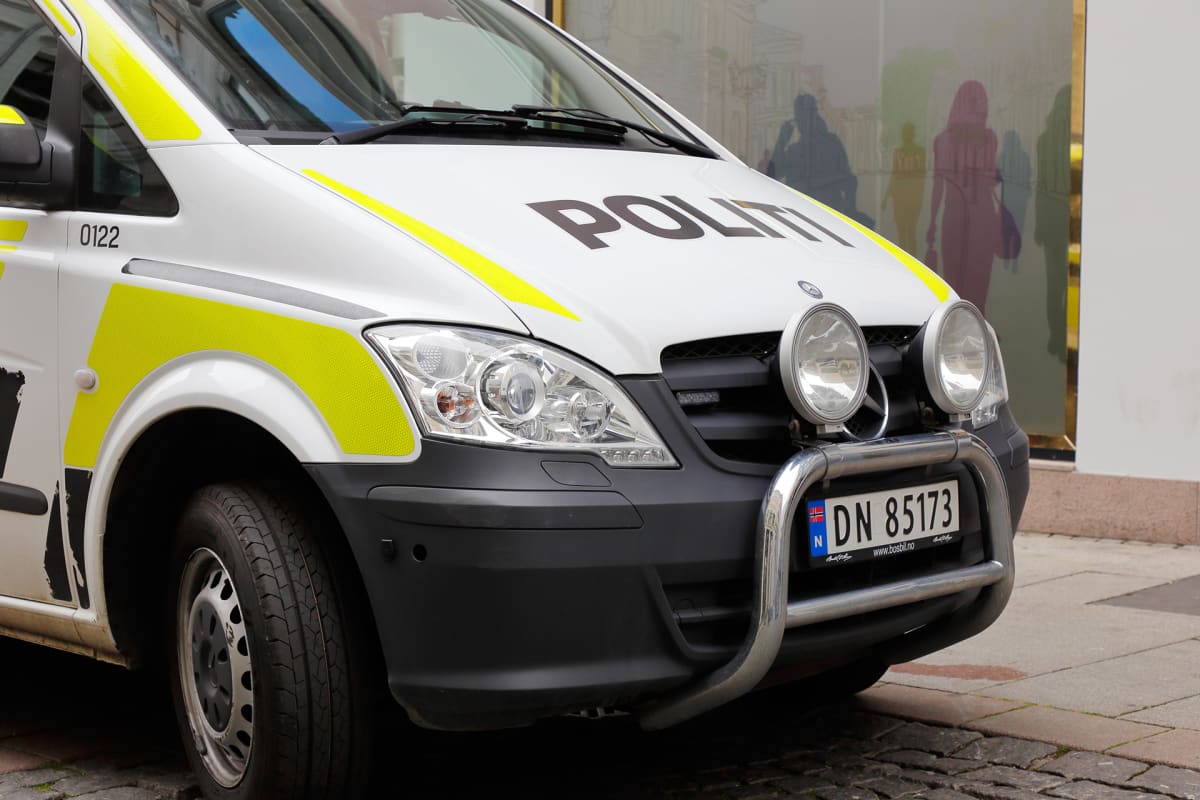 Poliisiauto oslossa.