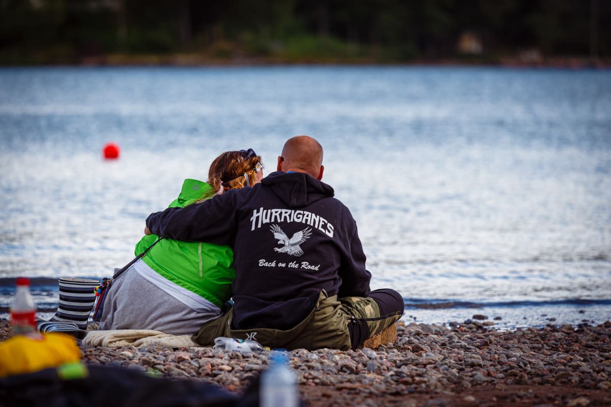 Rantalavan läheisyyttä.