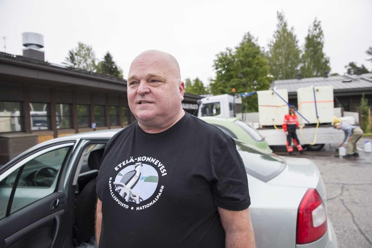 Mökkiläistä ei tilanne huolettanut.