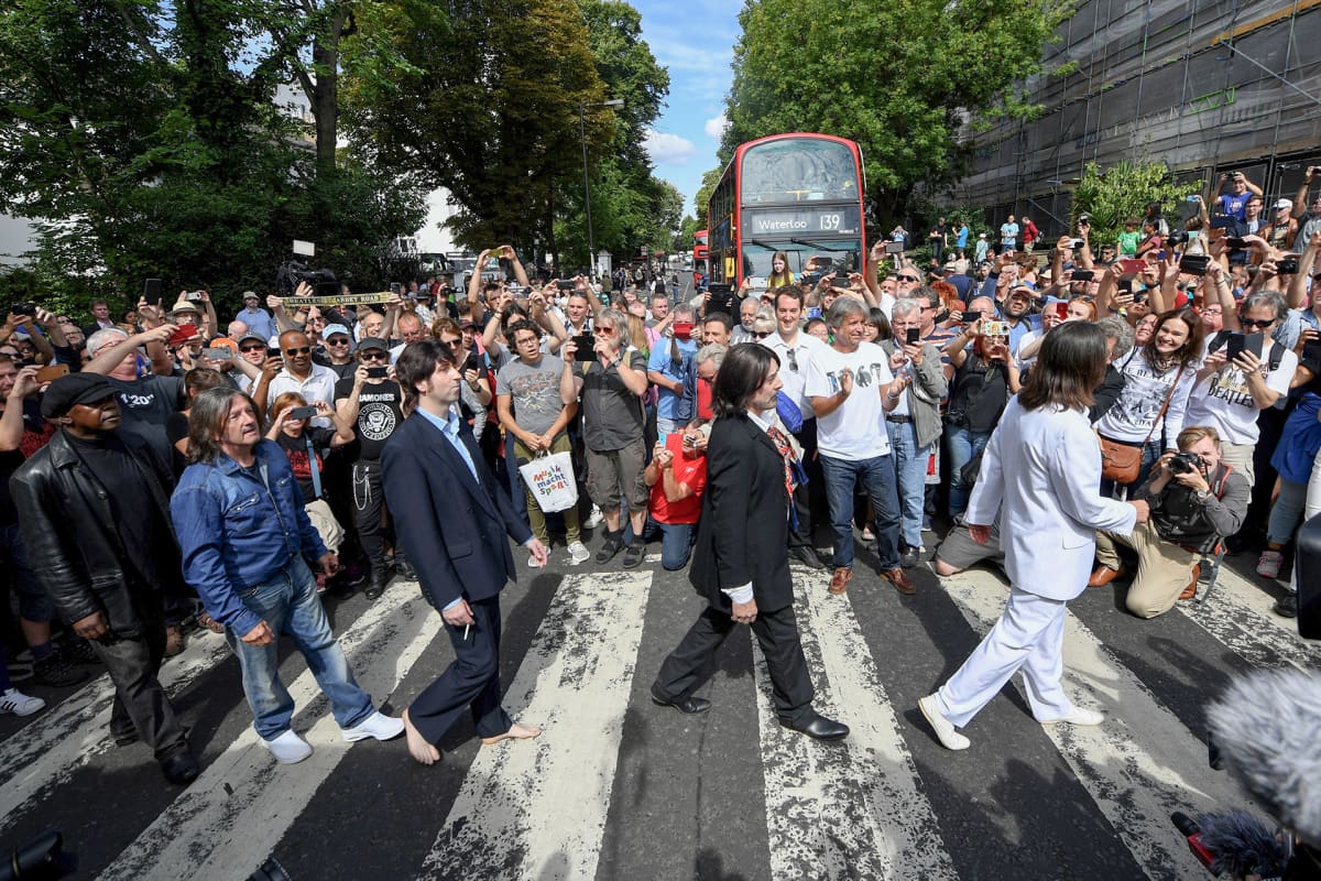 Abbey Roadin 50. vuosipäivä Lontoossa.