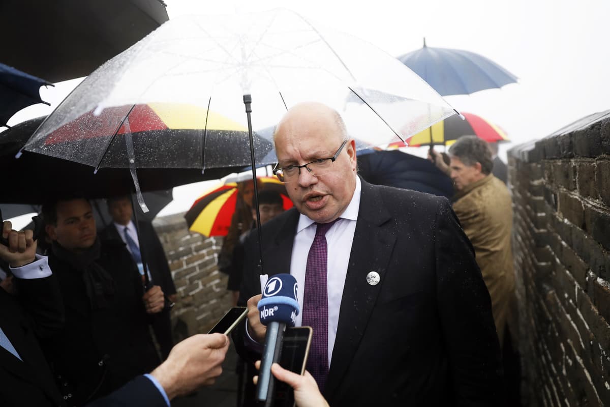 Saksan talousministeri Peter Altmaier vierailulla Pekingissä huhtikuussa 2019.